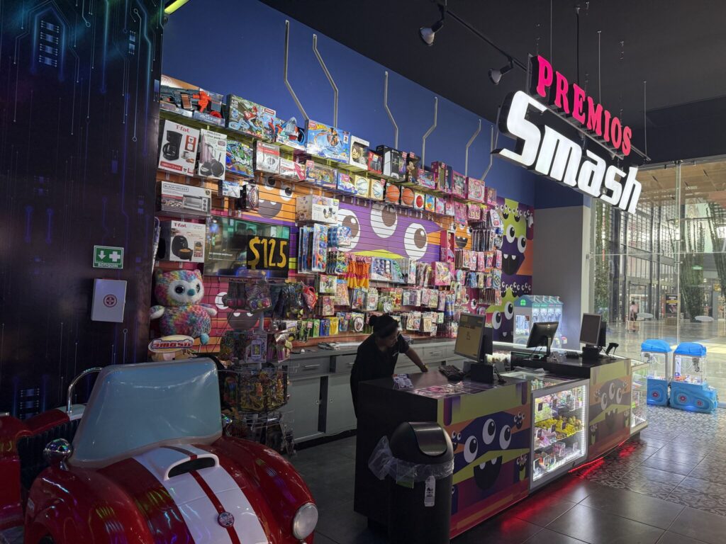 Smash en sus centros de entretenimiento en México - software de gestión